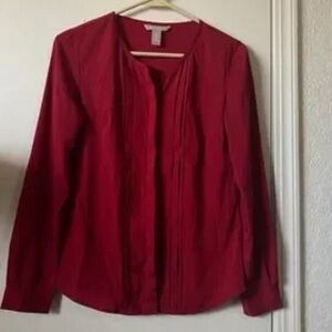 Banana Republic Deep Red Blouse